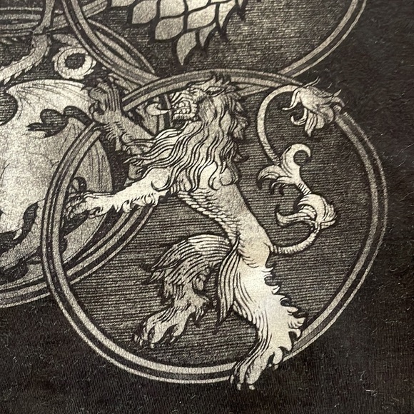 Game of Thrones graphic men’s T shirt black size Large - Picture 9 of 9